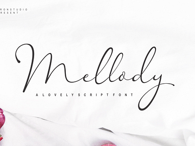 Mellody Script app branding business casual classic elegant exclusive fashion feminime illustration logo luxury minimalist natural script script font signature simple stylish typography