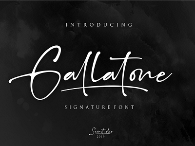 Gallatone Signature branding business casual classic elegant exclusive fashion feminime font illustration logo luxury minimalist natural script script font signature simple stylish typography