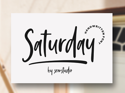 Saturday Vibes - Handwritten Font