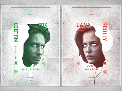 Duality design print screen print x files