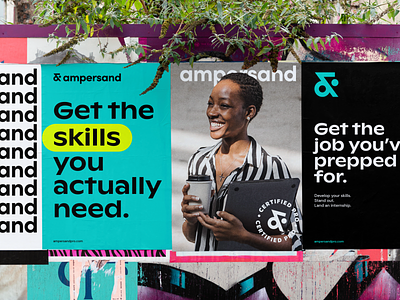Skills! bold branding logo ooh poster print typography visual identity