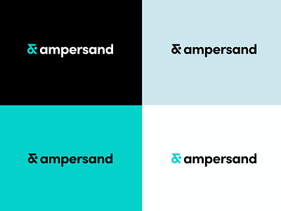 Ampersand Logo brand guide brand identity branding color palette design graphic design logo