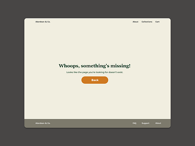 Daily UI - 008 404 Page