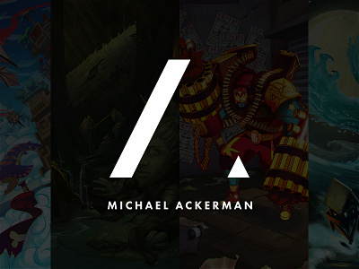 Mike Ackerman Logo art branding logo type visual