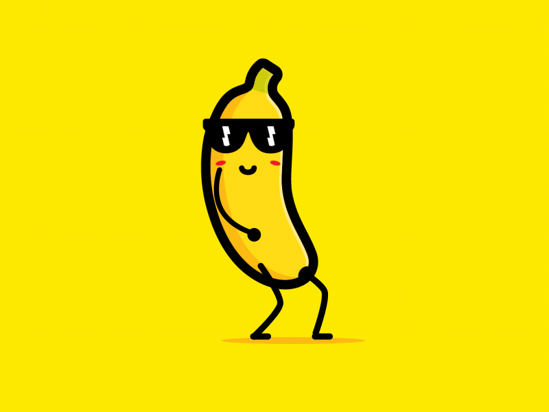 walk cycal banana