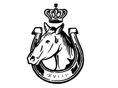 Leroy take 2 bar crest crown horse illustration