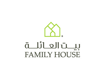 FAMILY HOUSE arab arabiclogo arabictype branding building family house jozoor