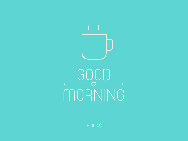 Good Morning by Jozoor on Dribbble