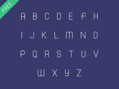 Flat Font