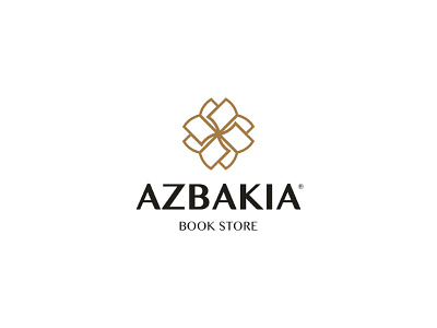 Azbakia azbakia book book store branding logo logodesign