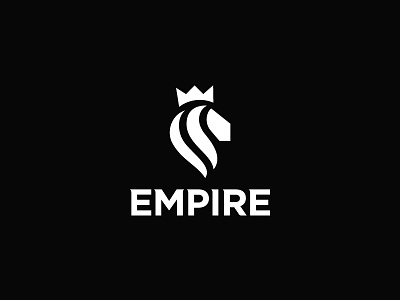 Empire black clothing empire lion mascot wear