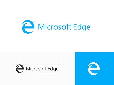 Microsoft Edge Logo Redesign blue branding browser design logo microsoft microsoft edge logo web windows