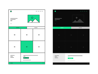 One Page Wireframe