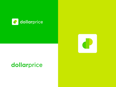 DollarPrice App app branding dollar exchange rate green guideline logo price