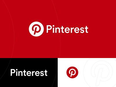 Pinterest Logo Redesign branding color logo pinterest redesign revamp simple