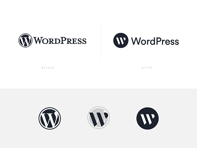 WordPress Logo Revamp branding logo redesign revamp wordpress wp