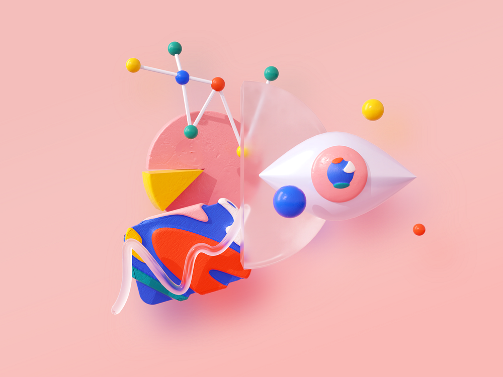 3D Data Vis by Jeremiah Shaw on Dribbble