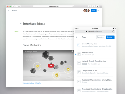 dropbox paper desktop app beta