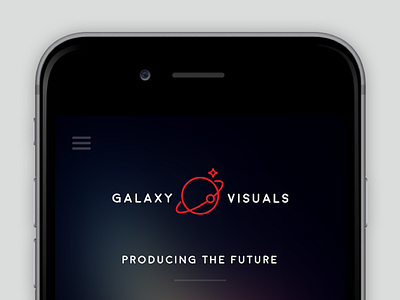 Galaxy Visuals Branding branding galaxy identity logo planets solar system space