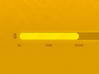 Generosity Bar bar icon lines progress bar yellow