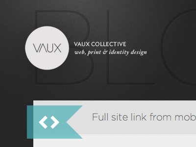 Vaux Blog blue buttons ui