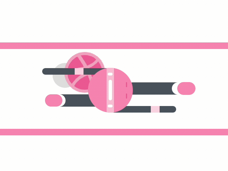 Hello Dribbble! animation debut dribbble first player principle runner shot sketch
