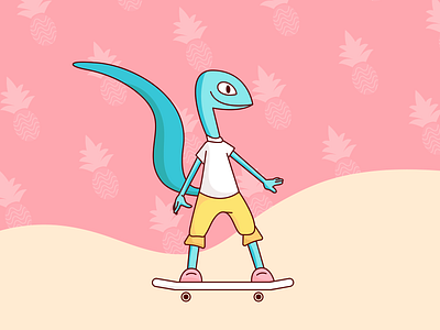 Lizard skater