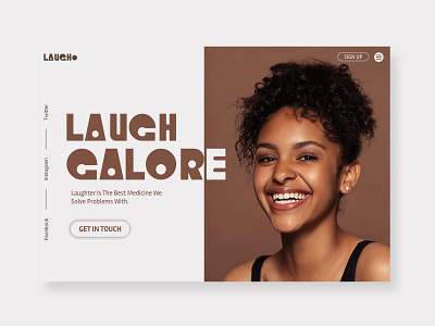 Laugh Gallore Ui Design By Damilola Emmanuel Akinosun creative damilola emmanuel akinosun graphicsdesign landing page landingpage ui ui ux design ui elements uidesign uidesigner uiinspiration uiux userinterface ux uxdesigner web website