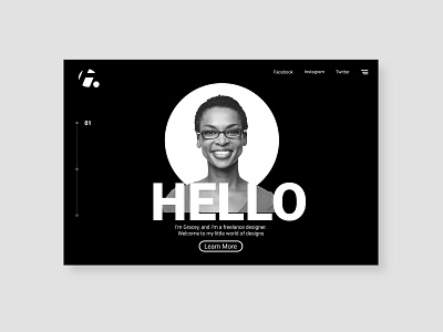 Hello ui landing page design by damilola emmanuel akinosun