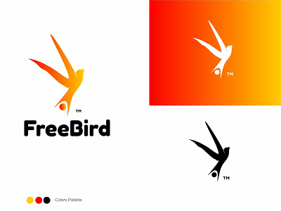 Free Bird branding creative agency design logo logo design concept