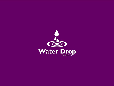 Water Drop Solutions damilola emmanuel akinosun logo logo design logo design concept