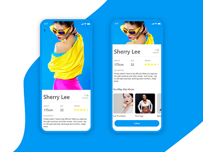 Fitness App creative mobile mobile app mobile app design mobile app ui uidesign uidesigner uiux