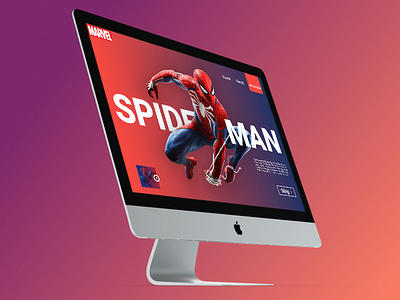 Spider Man creative damilola emmanuel damilola emmanuel akinosun landing page landingpage spider man spiderman ui uidesign uidesigner userinterface website