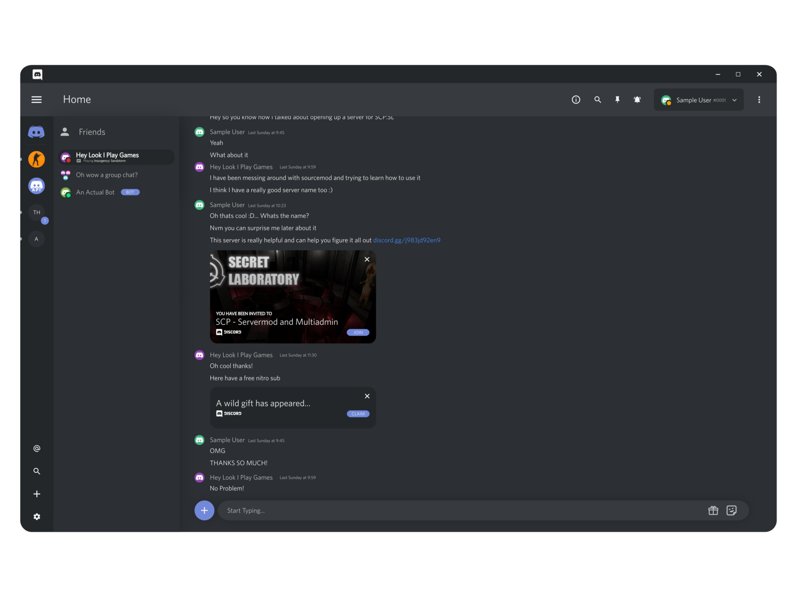 Introduction Discord Template