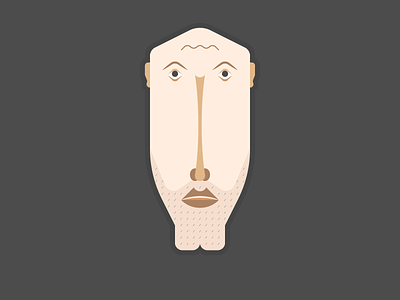 Face face flat illustration portrait vector