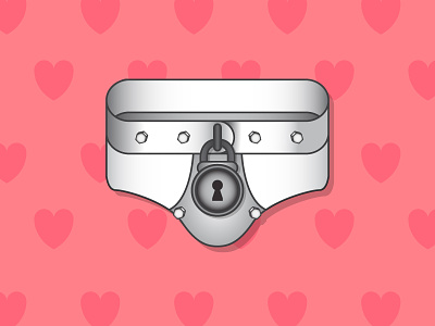 Chastity Belt Emoji belt chastity icon illustration sexting weird what why