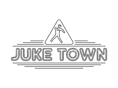 Juke Town MMO Logo footwork logo logotype mmo video game