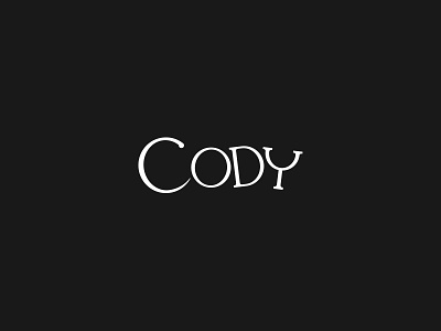 TyPe PLay: Cody cody just for fun logotype type experiment typography