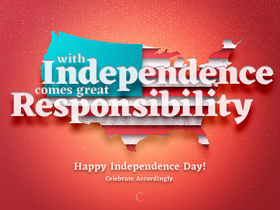 Love Your Struggle 4th of july america editorial happy independence day illustration independence typography usa