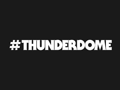 BSDS #Thunderdome Channel bsds channel character design hashtag pound slack thunderdome type typography