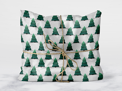 BSDS Thunderdome: Wrapping Paper Pattern branding design packaging paper pattern pine pines wrapping paper