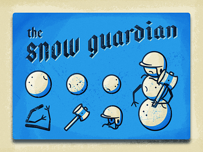 BSDS Thunderdome: Winterized Icon Snow Guardian app bsds bsdsthunderdome character design design icon illustration snow snowman thunderdome ui winter