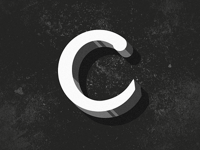 BSDS Thunderdome: Slack Avatar branding c design grime grit grunge icon letter c letterform logo typography vector