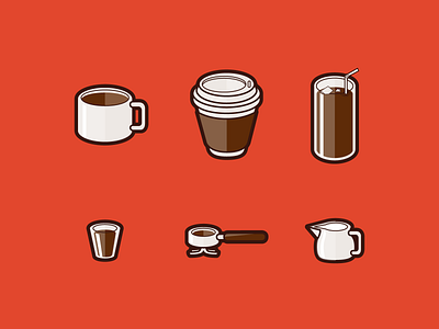 Coffee Icons Dribbble