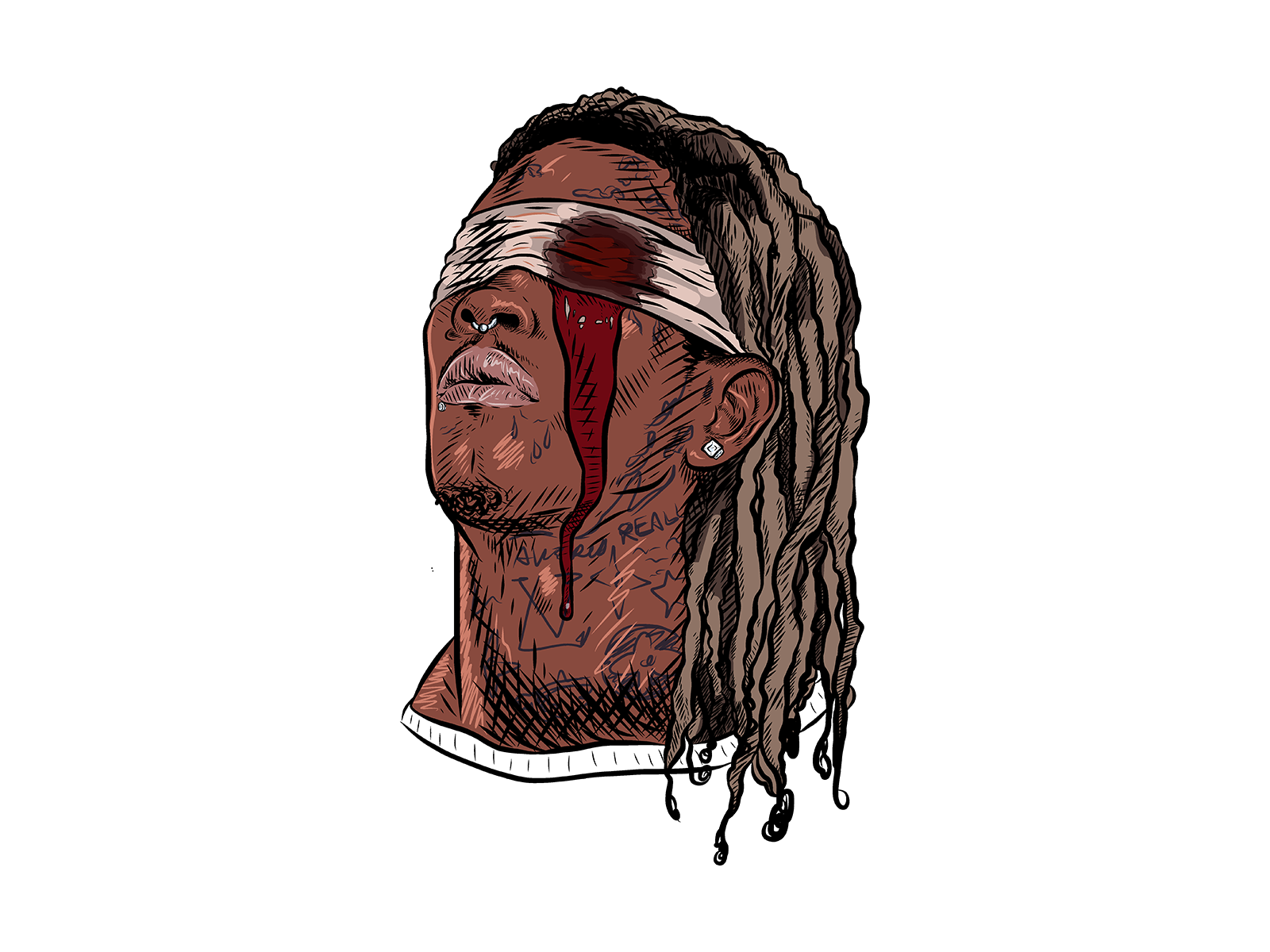 Young Thug Illustration by Rhakim Smith on Dribbble