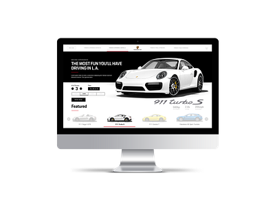 Porsche Experience Center Website Design design sketchapp typography ui ux web design