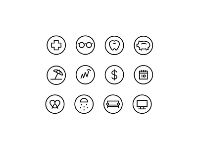 WIP Icon Set icons monoline quick and dirty