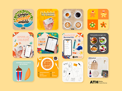 ATH® social media posting branding design illustration logo vector