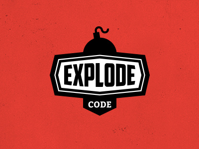 Explode Code Logo code development ldnont logo london rtraction
