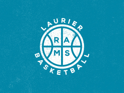 RAMS Quartet basketball logo retro sports